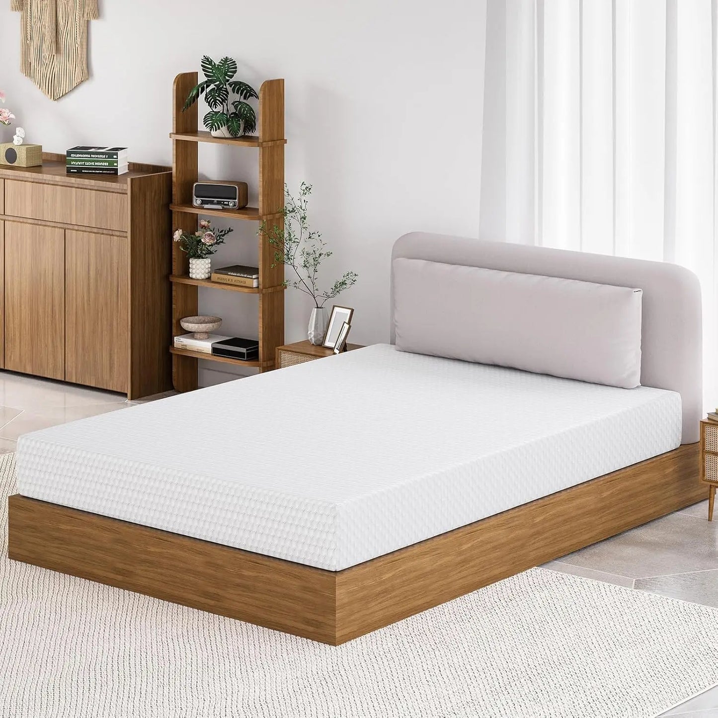 Gel Memory Foam Mattress, Medium Firm, Cooling CertiPUR US Certified