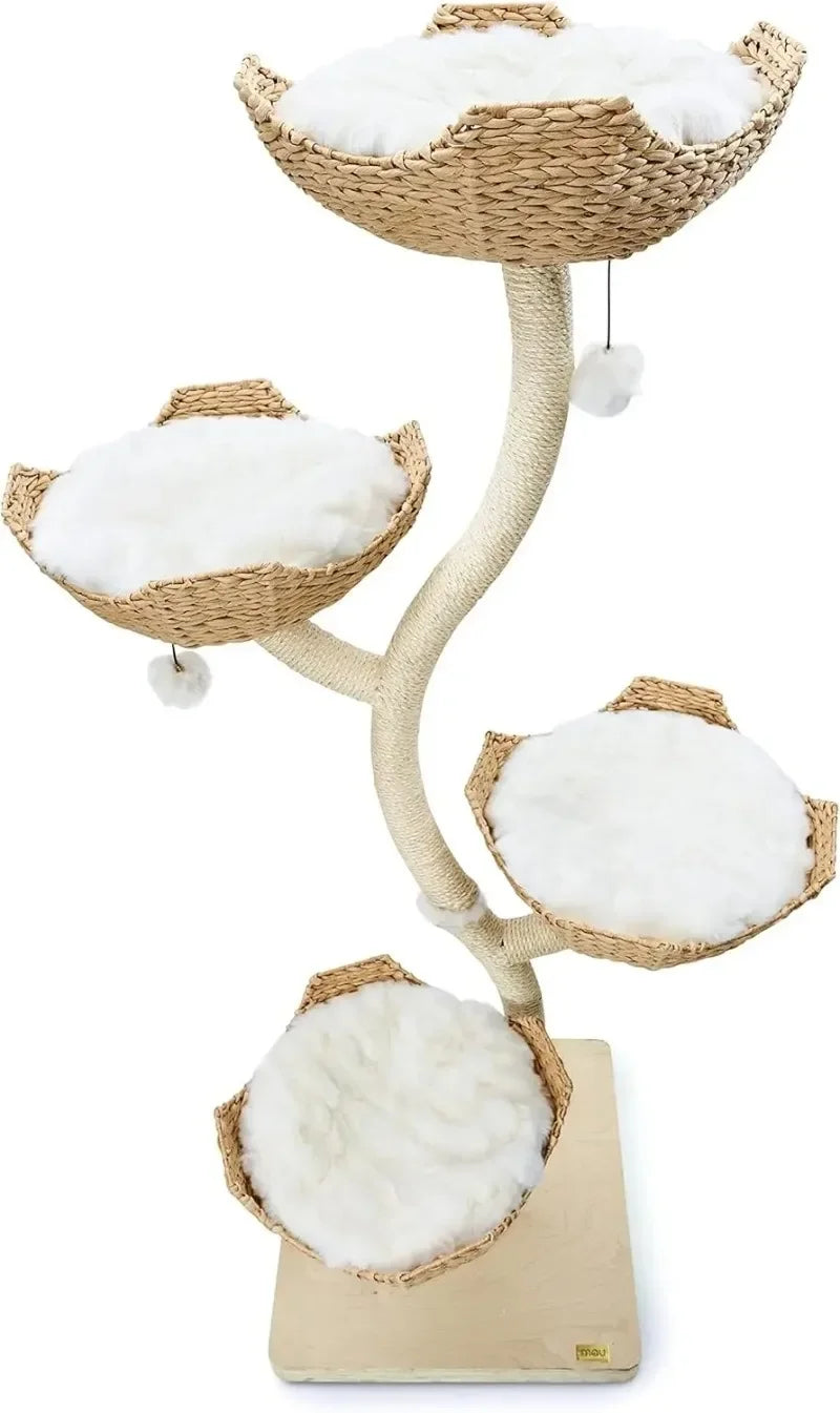 POPULAR 73" Tall Modern Cat Tree Scratching Tower For Large Cats, Scratching Post Condo, Cat Tower For Multiple Cats
