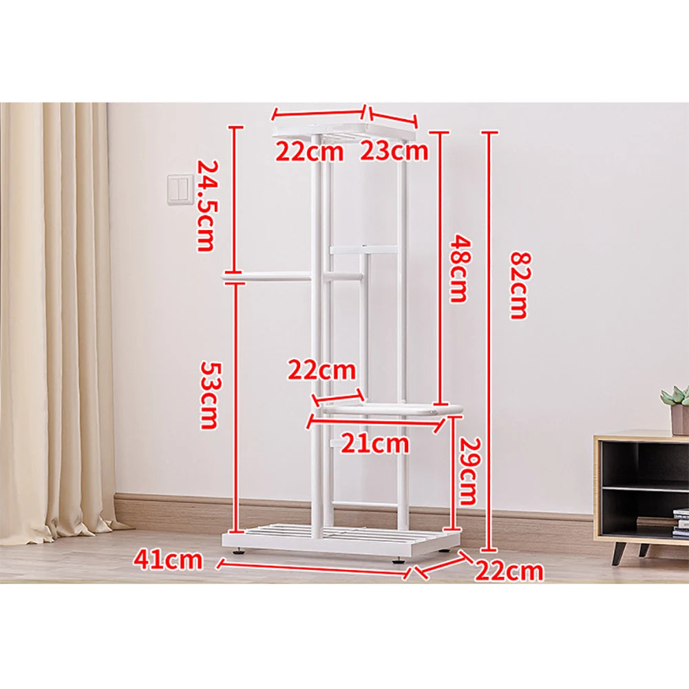 TWISTER.CK 4 Tier Plant Stand Indoor Metal Flower Pot Display