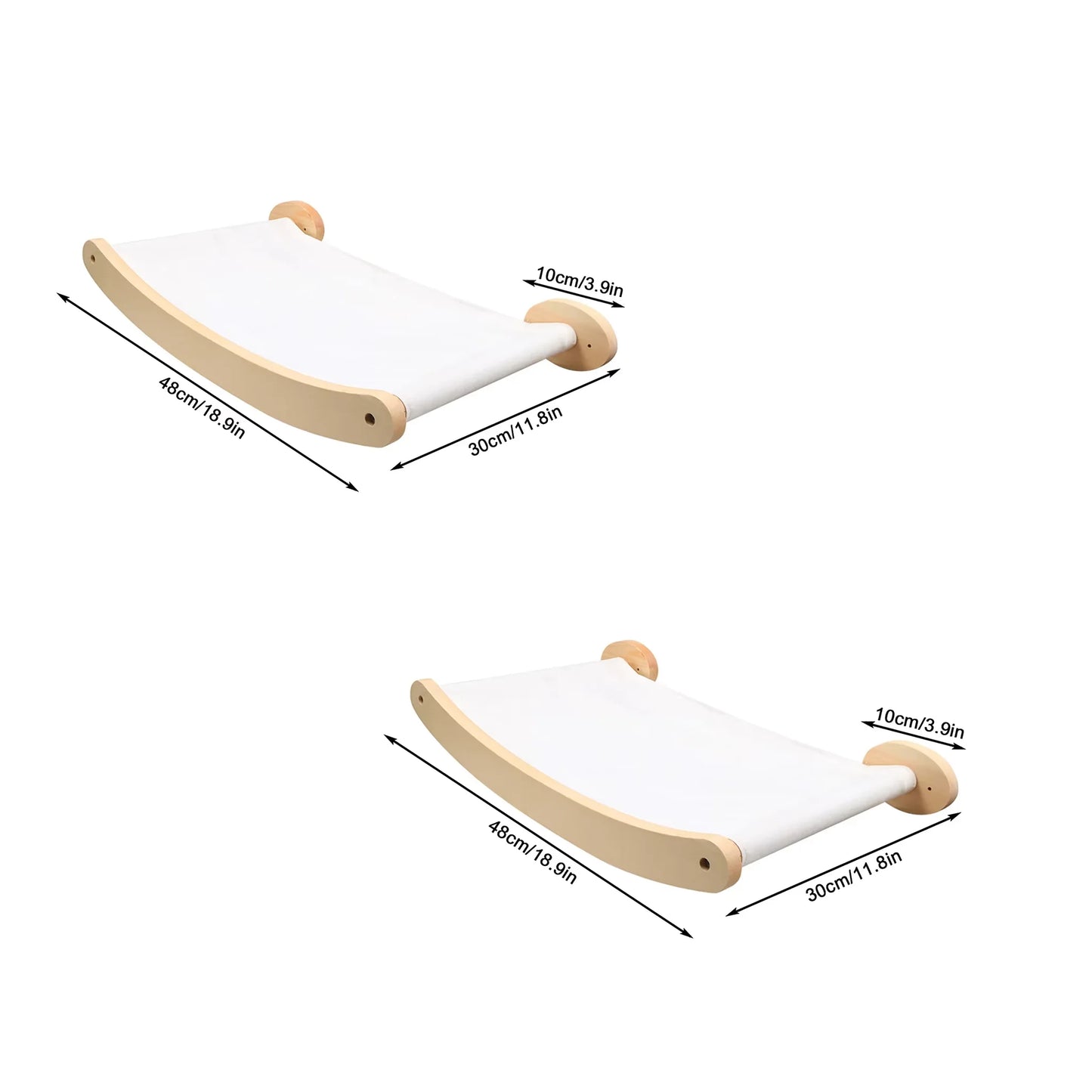 CWV Cat Hammock And Stairway Wall Mounted Scratching Furniture