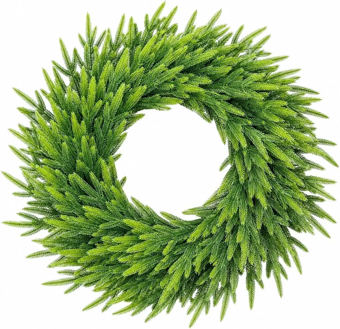 Artificial Cedar Christmas Wreath for Door and Home Holiday Decoration