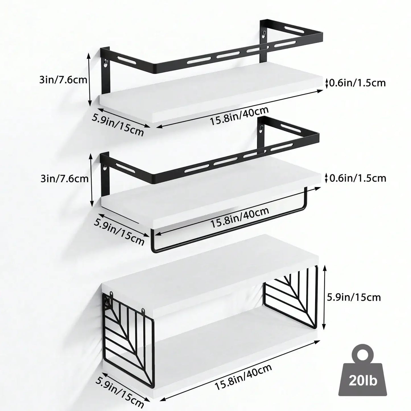 Wall Mounted Rustic Wood Bathroom Shelves Over Toilet Towel Bar
