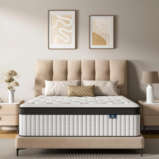 XIAOLANG Hybrid Mattress In A Box Memory Foam Pocket Springs