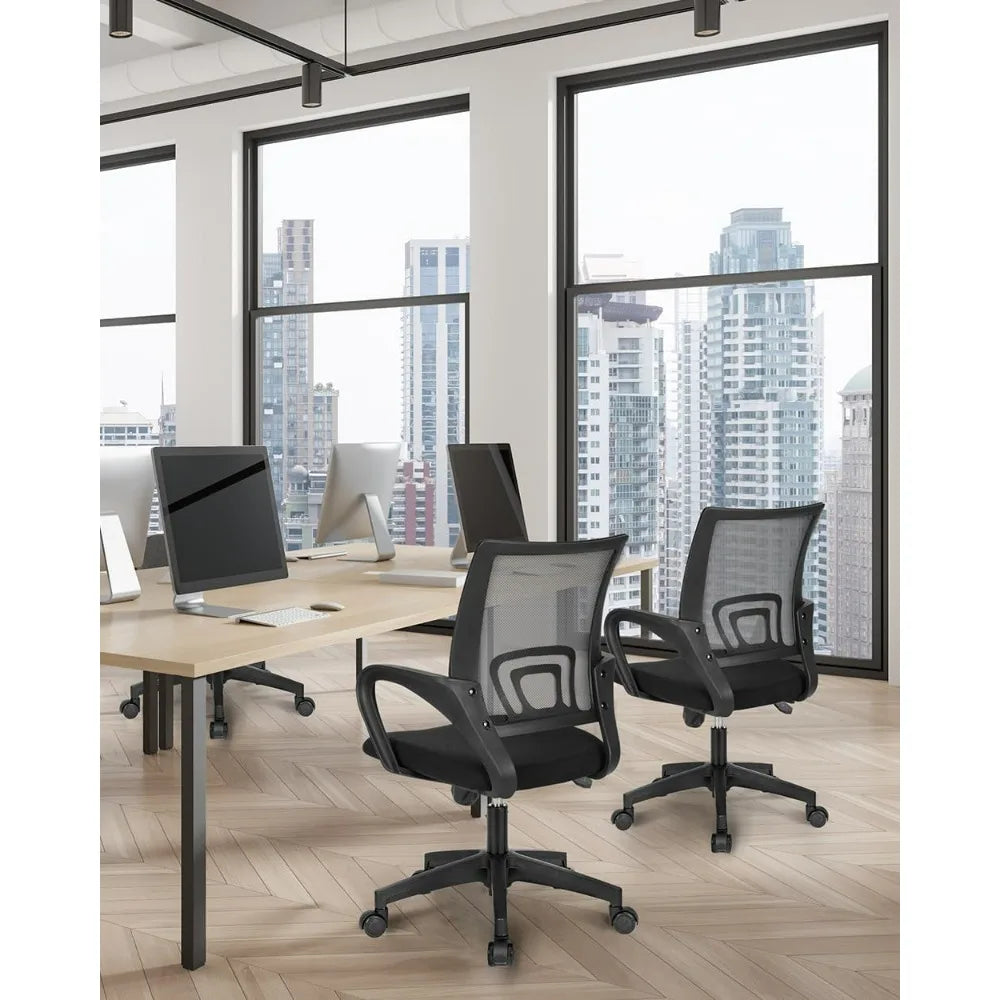 APlus Mesh Gaming Office Chair Mid Back Lumbar Support