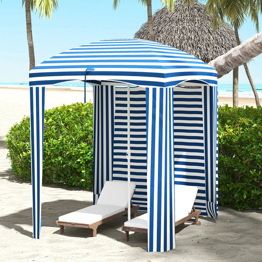 Beach Cabana Umbrella With Bag And Windows Shelter