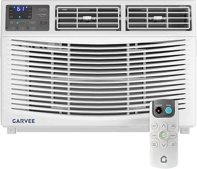 12000 btu Window Air Conditioner With Wi-fi Enabled, Remote Control, Cooling Up To 550 sq.ft, 115v Wall Mounted Window Ac Units For Rooms, Dehumidifier, Fan, Reusable Filter