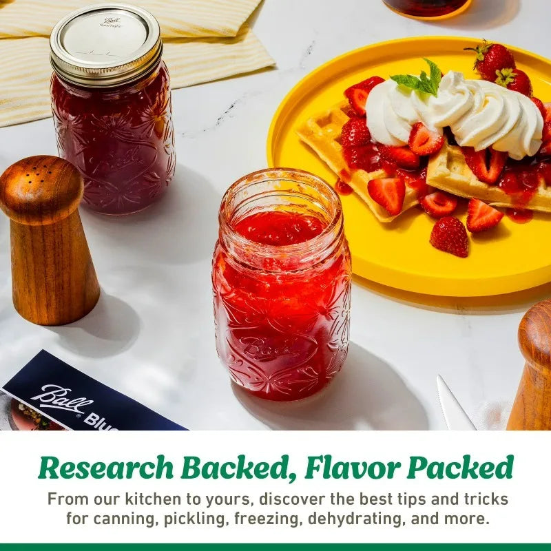 Wide Mouth Mason Jars For Canning With Lids And Rings