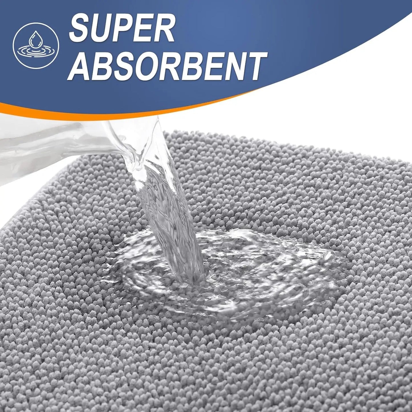 Thick Memory Foam Bath Rug Non Slip Absorbent Mat