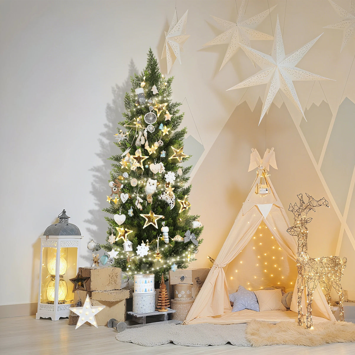 Olitree Artificial Cedar Topiary Tree For Home Garden Decor