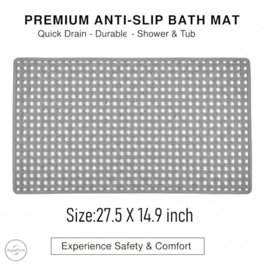 Non Slip Baby Bathtub Mat, Cartoon Shower Safety Mat for Toddlers