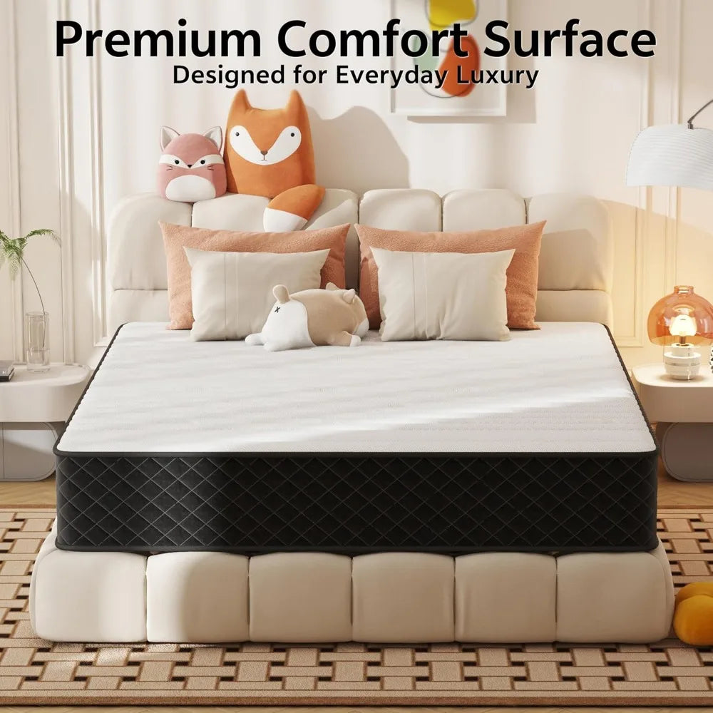 Firm Hybrid Mattress With Memory Foam And Pocket Springs