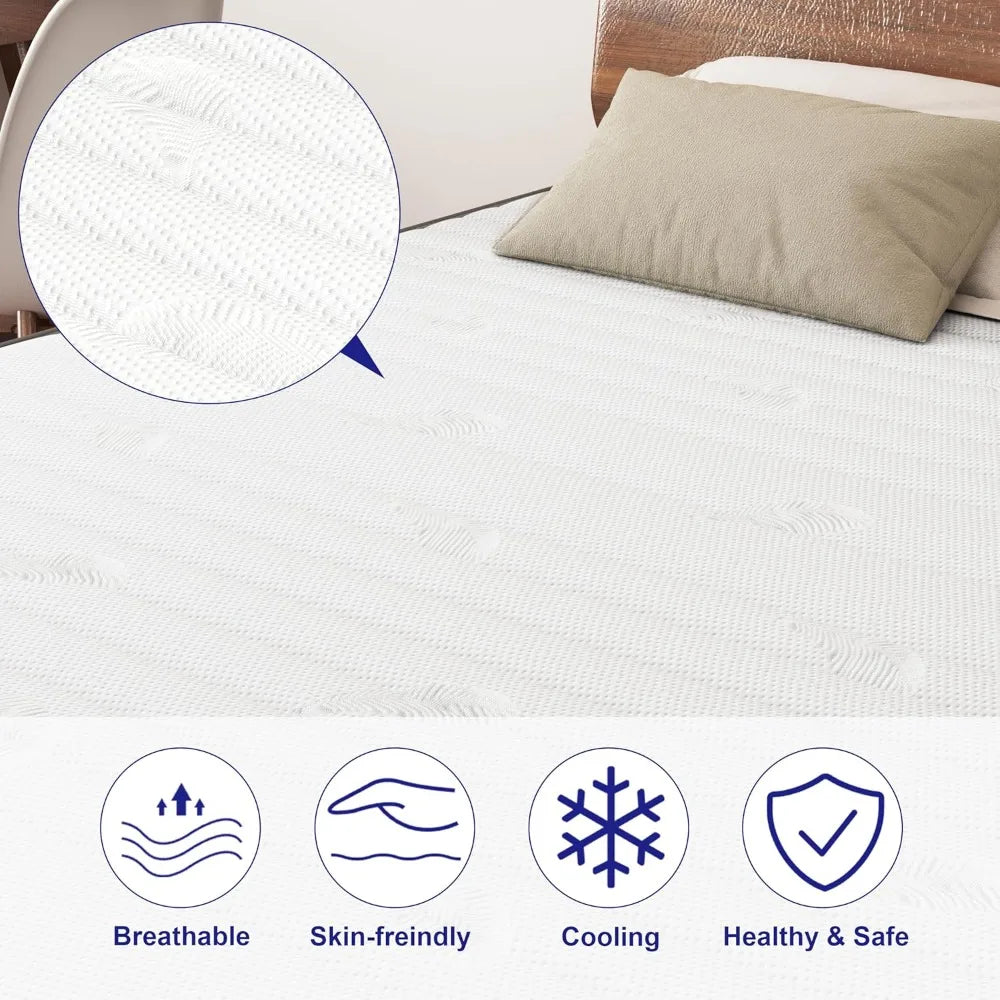 Medium-Firm Hybrid Mattress With 7-Zone Pocket Spring And Memory Foam