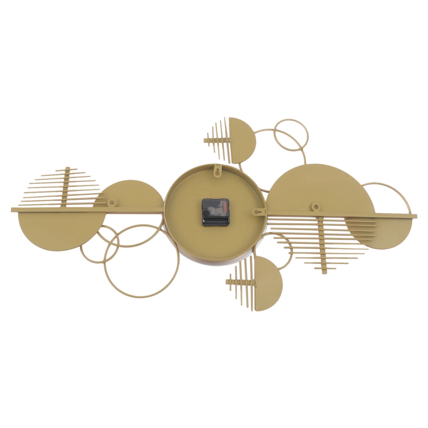 Creative Modern Metal Wall Clock Battery Operated Silent