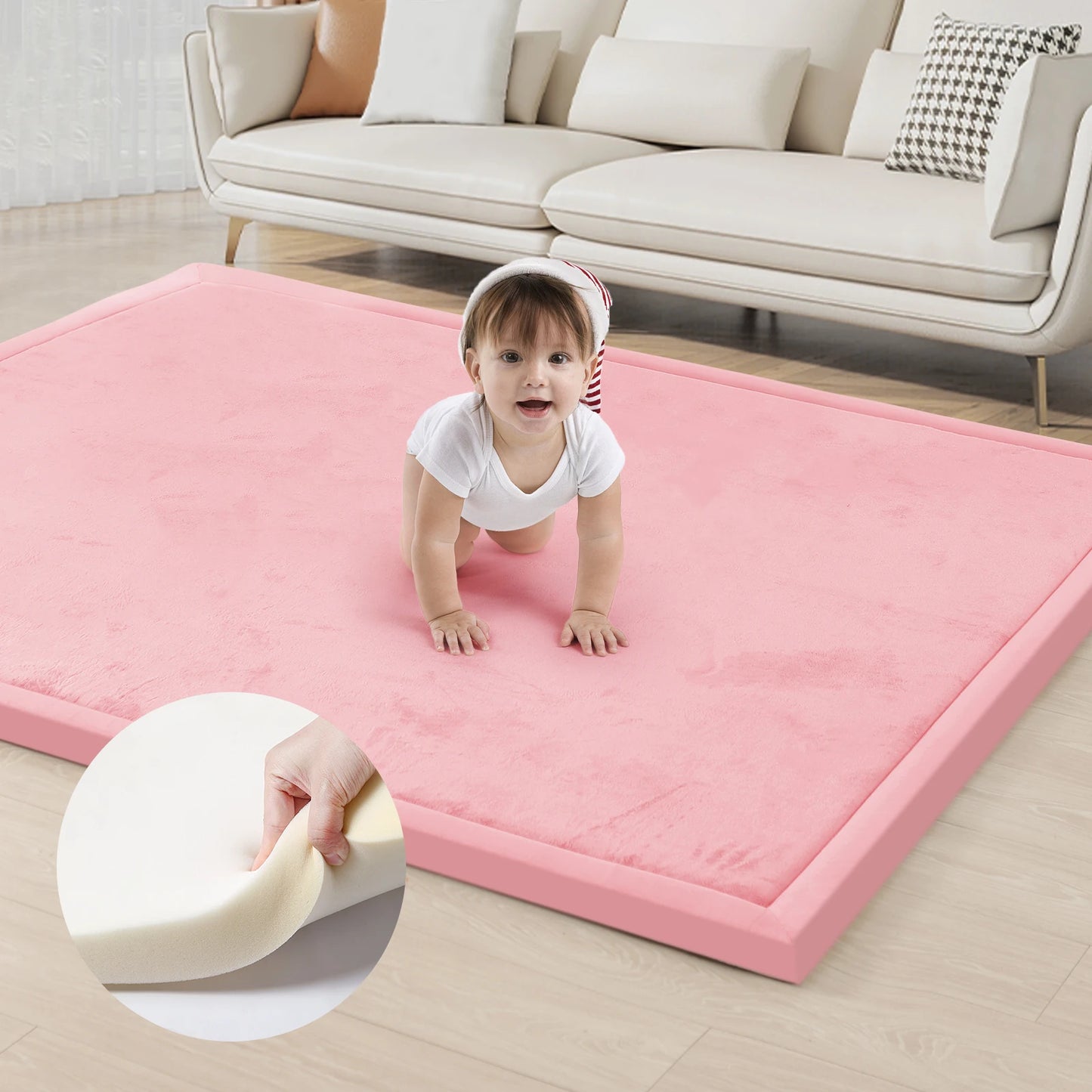 PaPaMat Tatami Style Baby Play Mat Non-Slip Rug Living Room