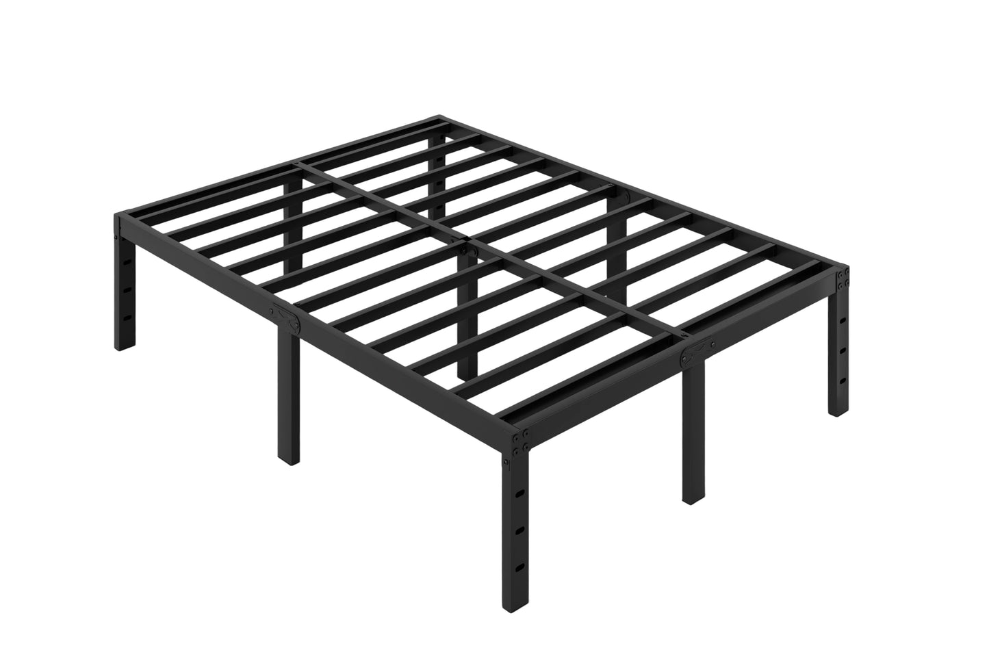 AROMUSTIME Metal Bed Frame Platform Bed With Heavy Duty Slats Easy Assembly