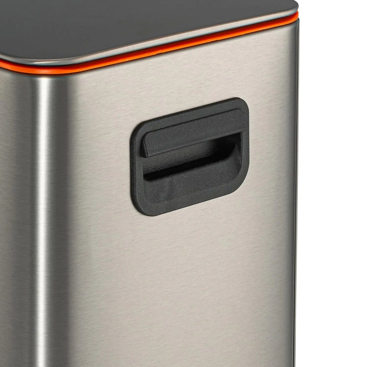 Slim 2.6 Gallon Stainless Steel Pedal Trash Can Lid