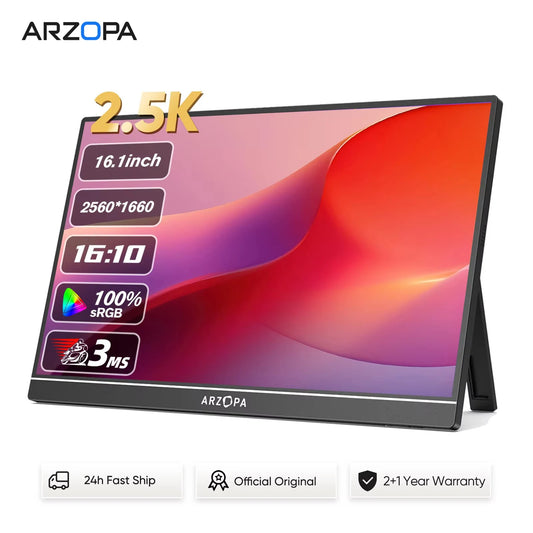 Arzopa Z1RC 2.5K QHD Portable Monitor for Mac and PC