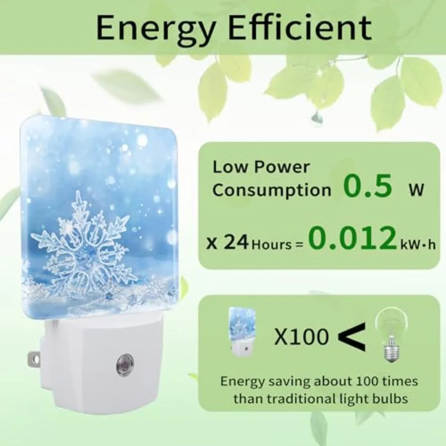 Christmas Night Light With Dusk To Dawn Sensor For Home Lights