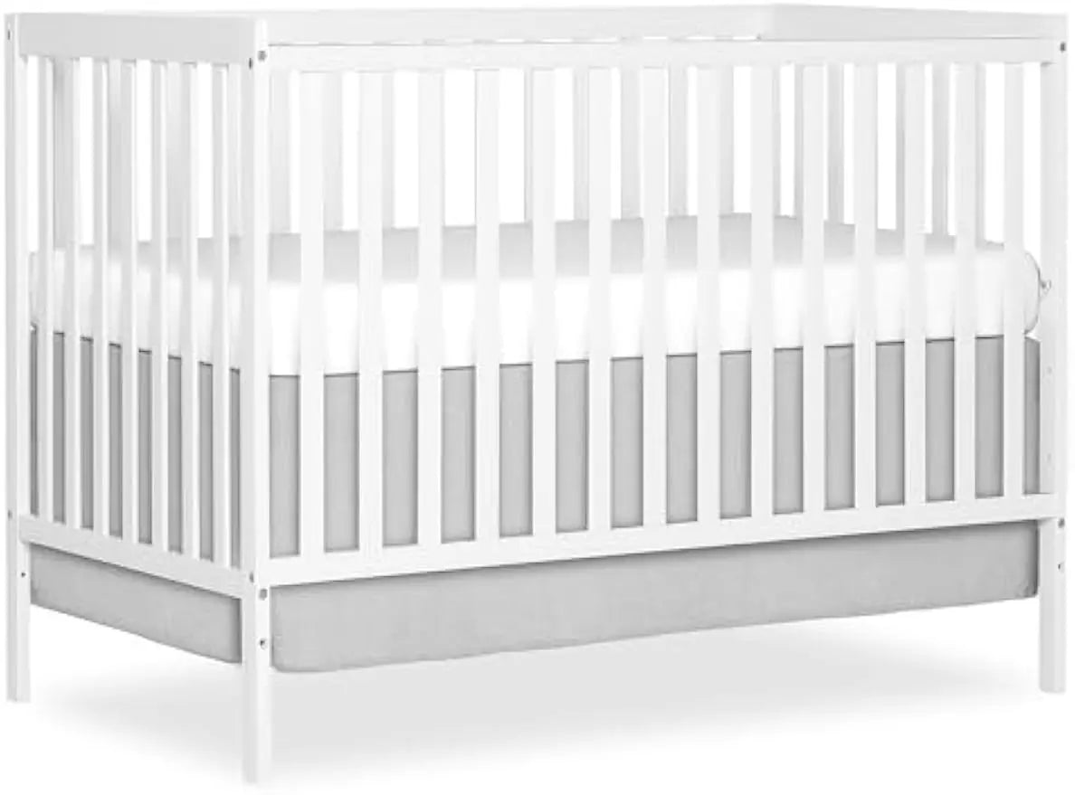 5-In-1 Convertible Baby Crib With Toddler Bed Sustainable Pinewood
