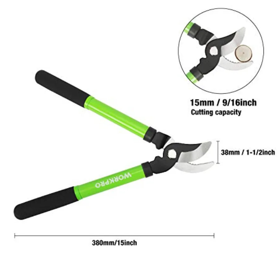 W151010 Limb and Branch Pruner Tool Set HeatTreated Steel for Precision Tree Trimming and Garden Maintenance Durable Cutters Id