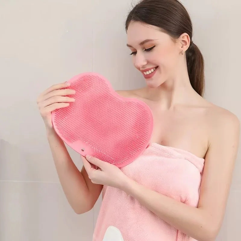 Silicone Shower Mat With Suction Cups For Foot Massage