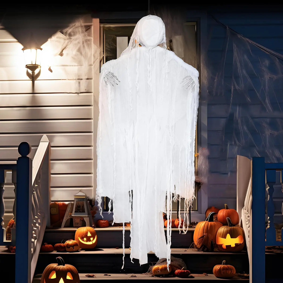 Joyfy Realistic Grim Reaper Halloween Hanging Decoration For Yard