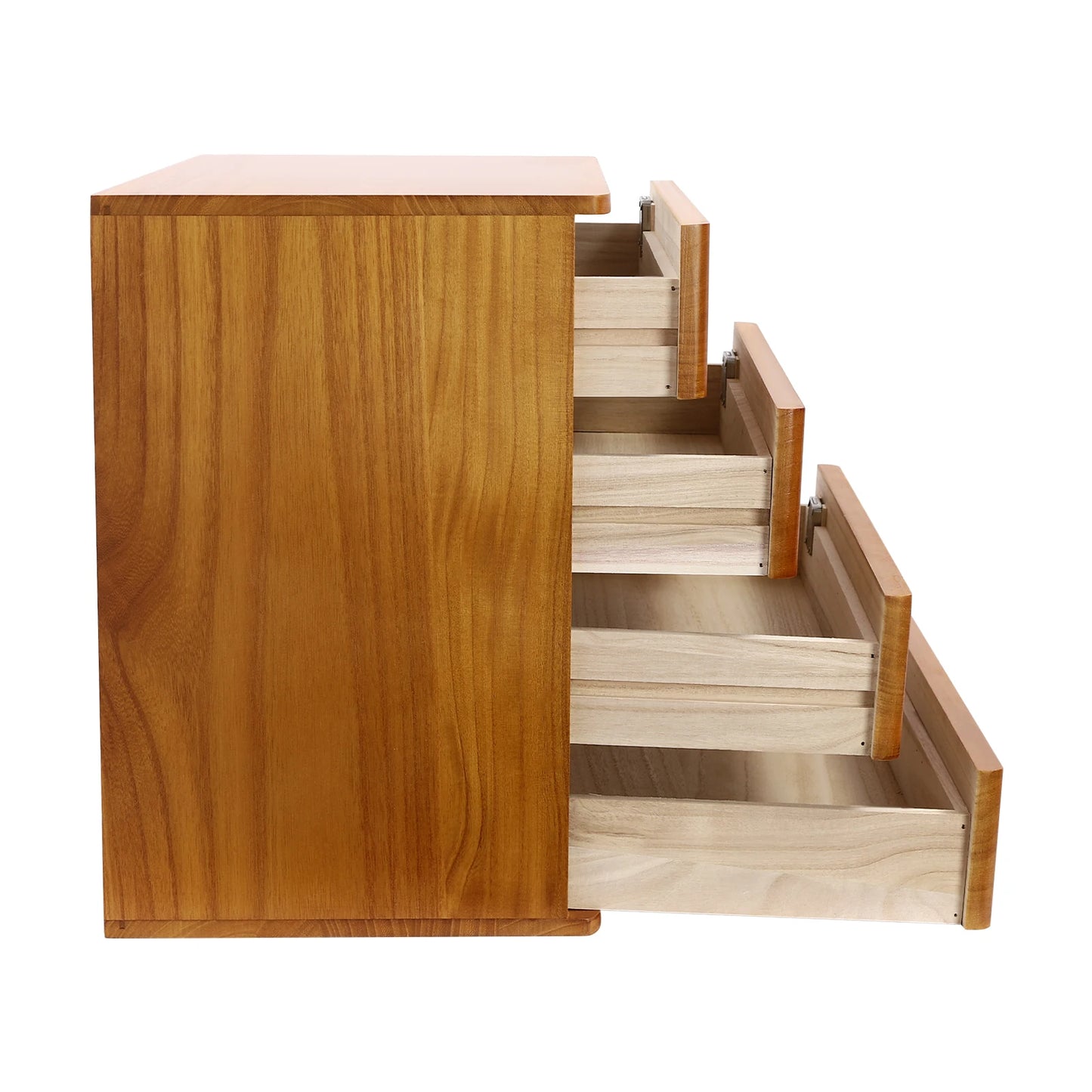 Bymaocar Wooden Desktop Storage Cabinet With Lockable Drawers