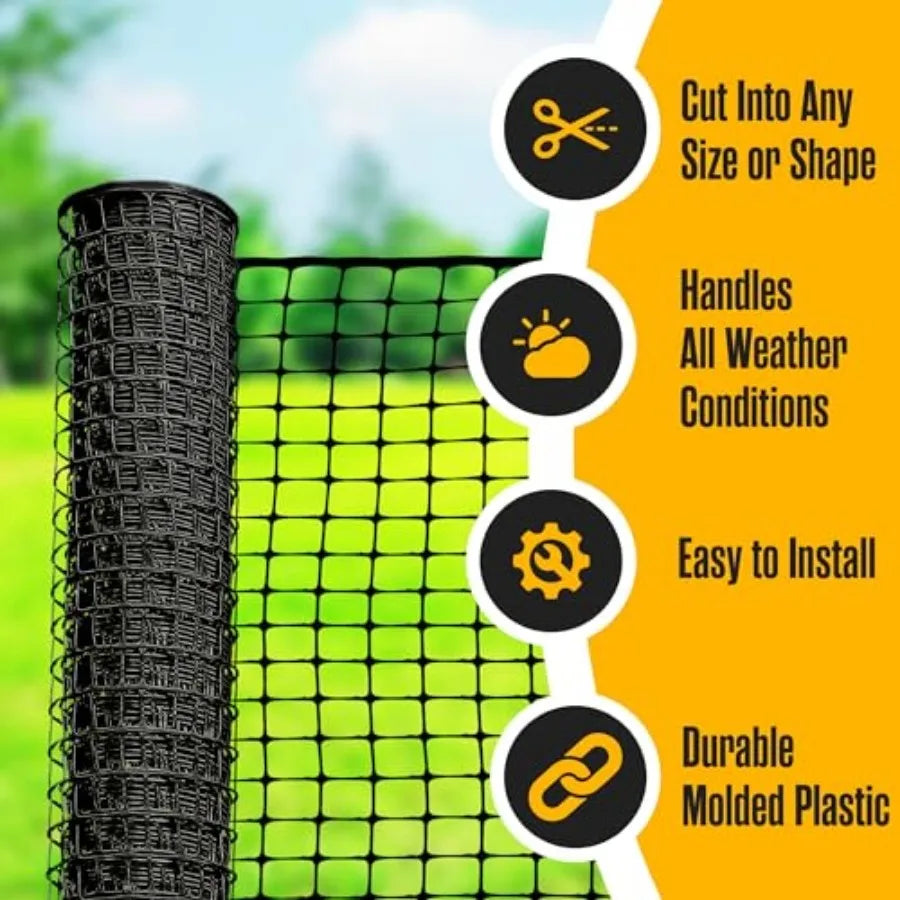 Plastic Fence Mesh Netting For Garden, Pets, Deer And Poultry