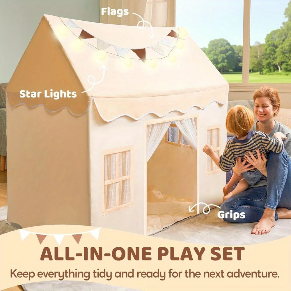 Joyfy Kids Play Tent With LED Light For Indoor Use