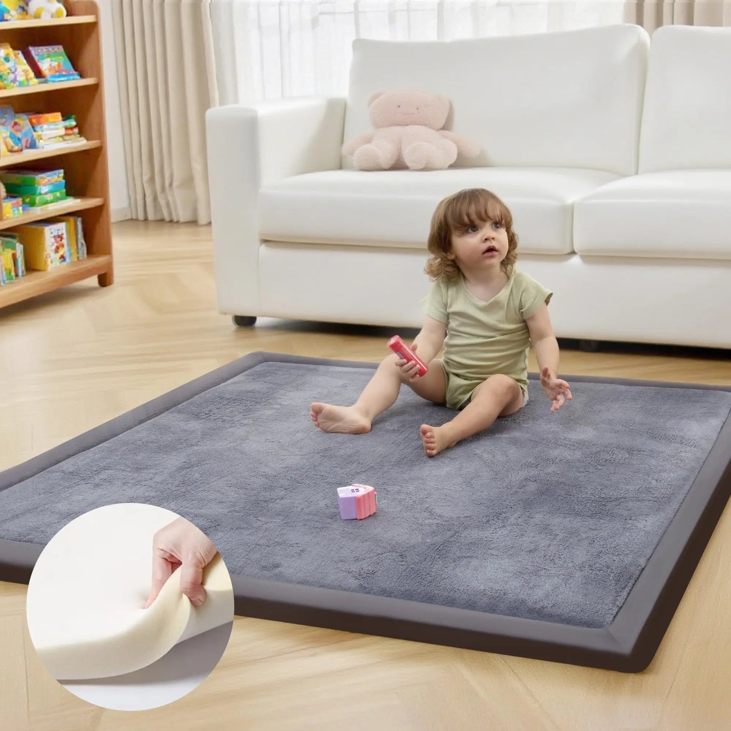 PaPaMat Tatami Style Baby Play Mat Non-Slip Rug Living Room