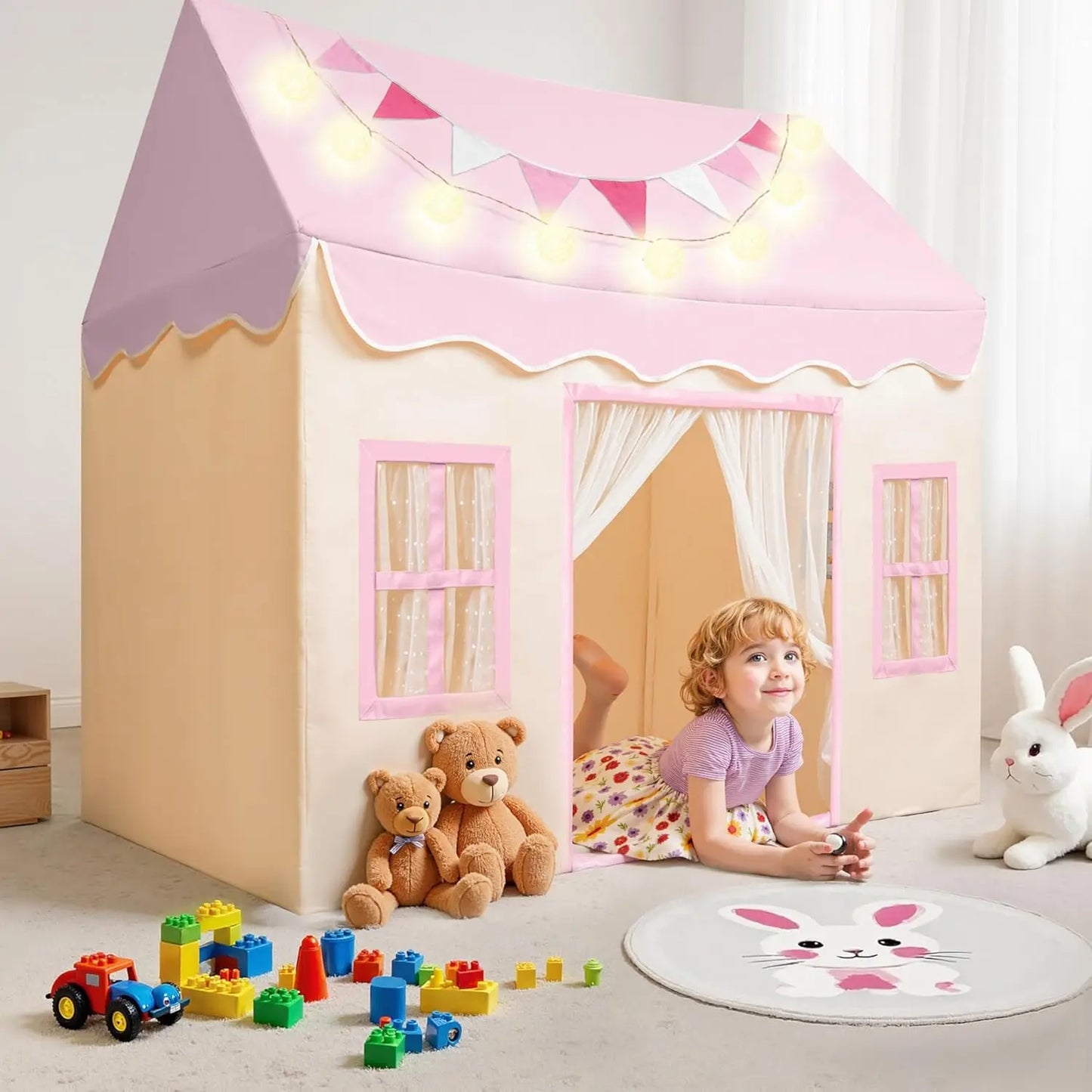 Joyfy Kids Play Tent With LED Light For Indoor Use