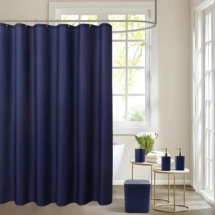 25 Piece Bathroom Accessory Set With Shower Curtain And Rugs