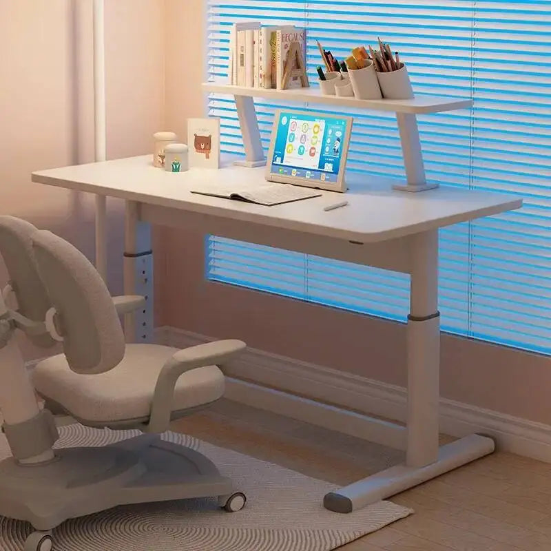 Ergonomic Height Adjustable Stone Student Study Desk
