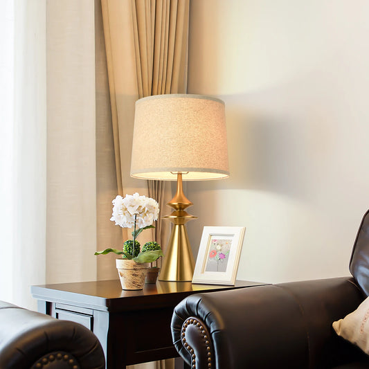 Modern Table Lamp, Contemporary LED Light For Living Room, Bedroom