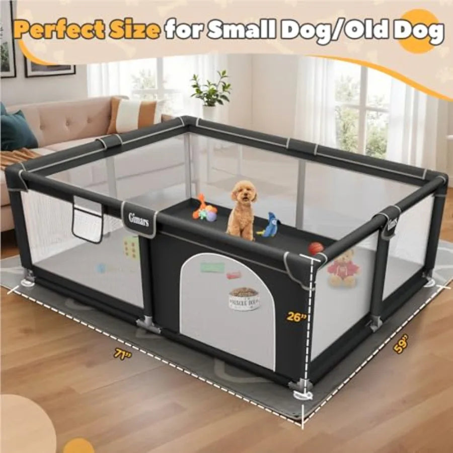 Yao Hui Huang Puppy Playpen With Gate For Small Dogs