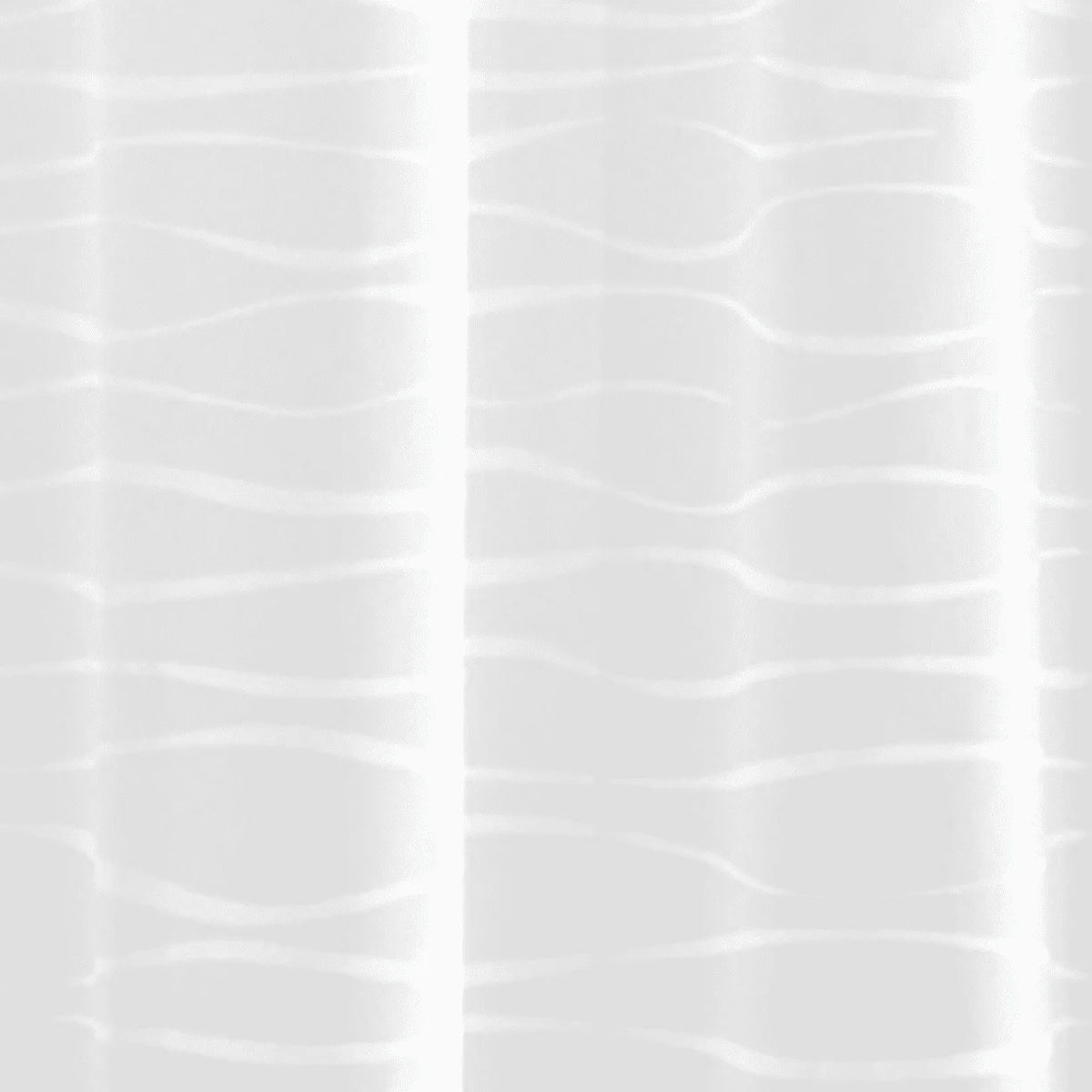 Waterproof PEVA Striped Shower Curtain Set with 12 Hooks