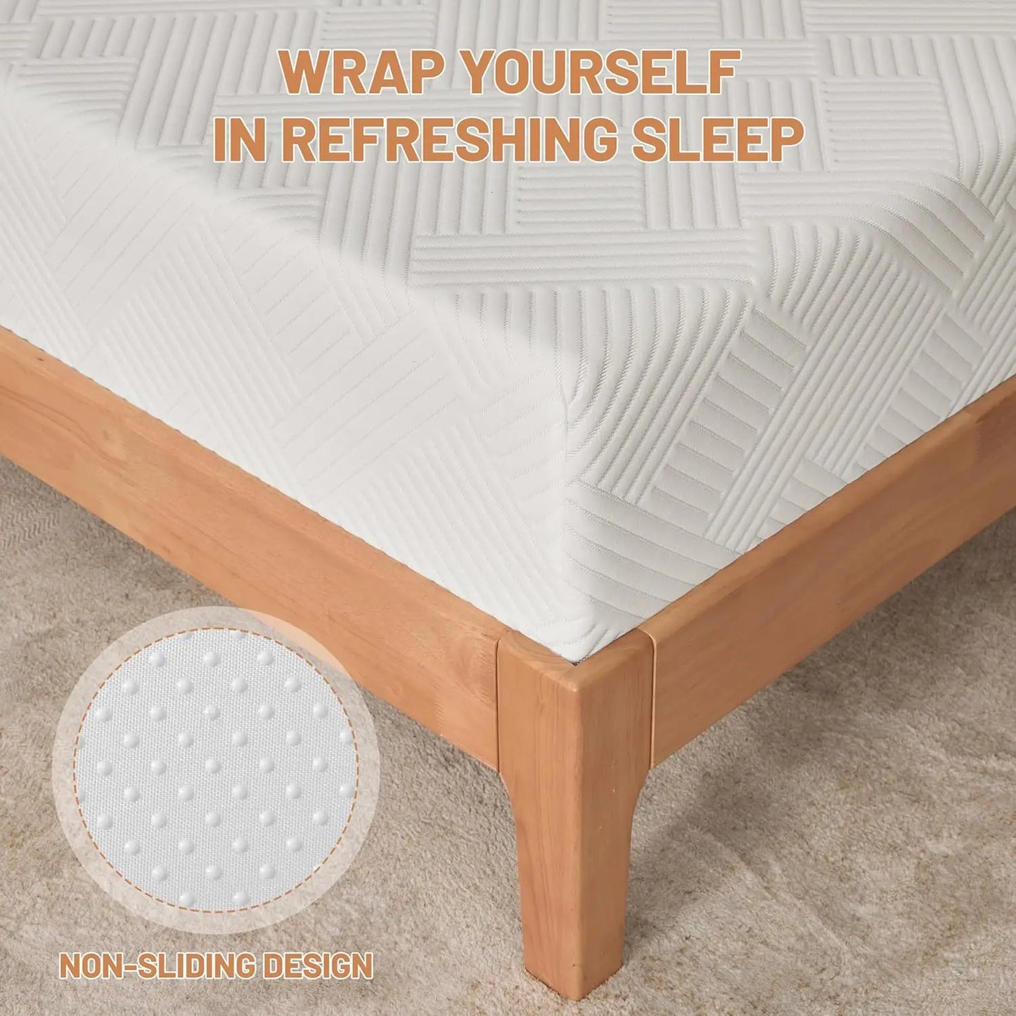 Gel Memory Foam Mattress For Back Pain Relief
