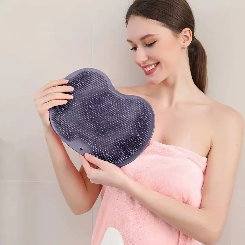 Silicone Shower Mat With Suction Cups For Foot Massage