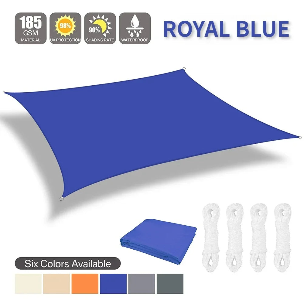 Waterproof Shade Sail Awning For Outdoor Garden Patio