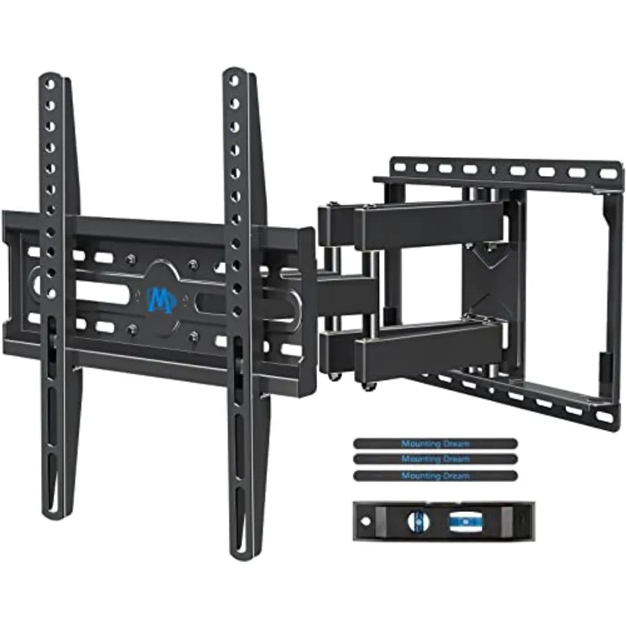 Full Motion TV Wall Mount With Swivel Tilt Articulating Arms