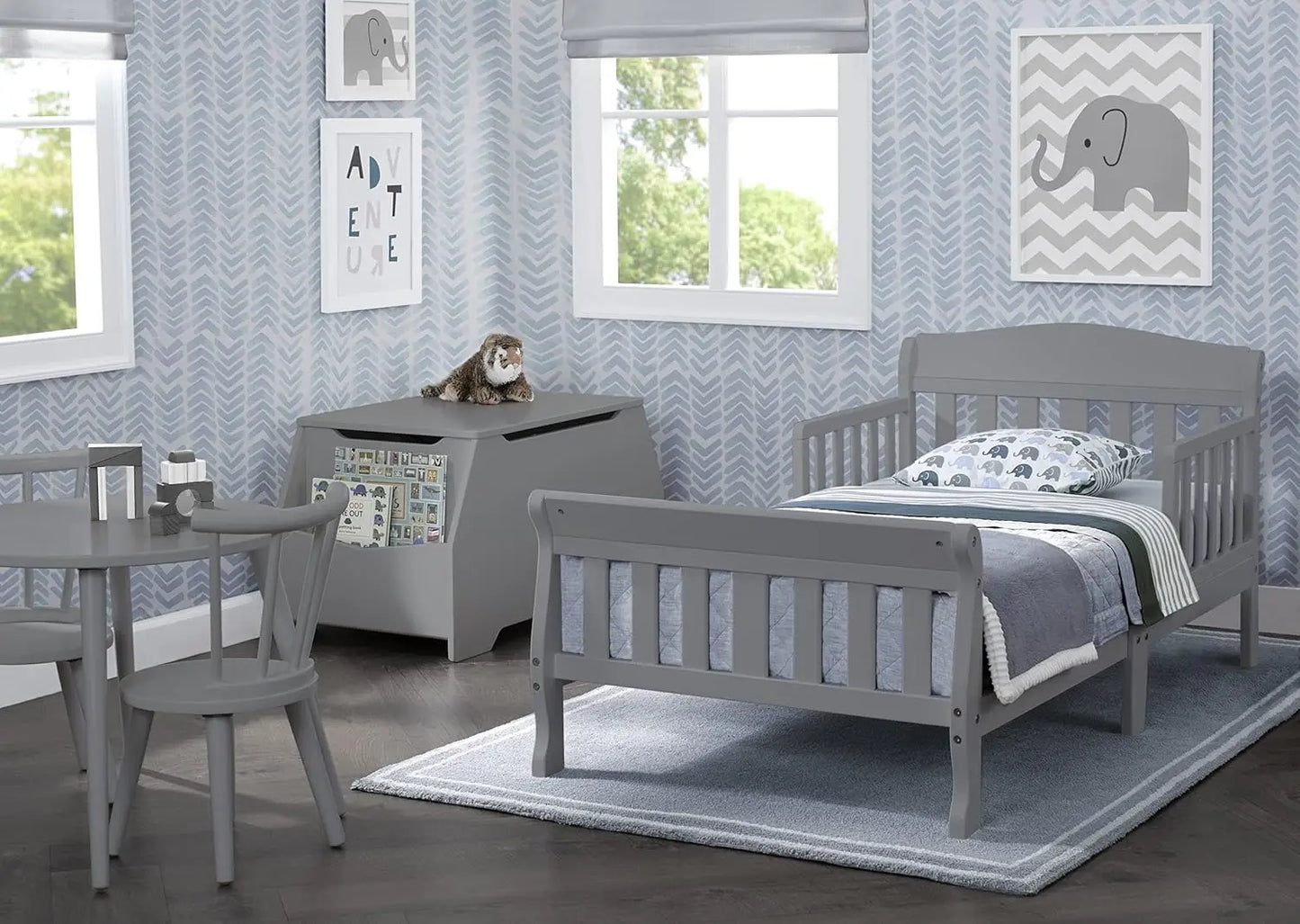 Greenguard Gold Certified Toddler Bed With Full Crib Mattress