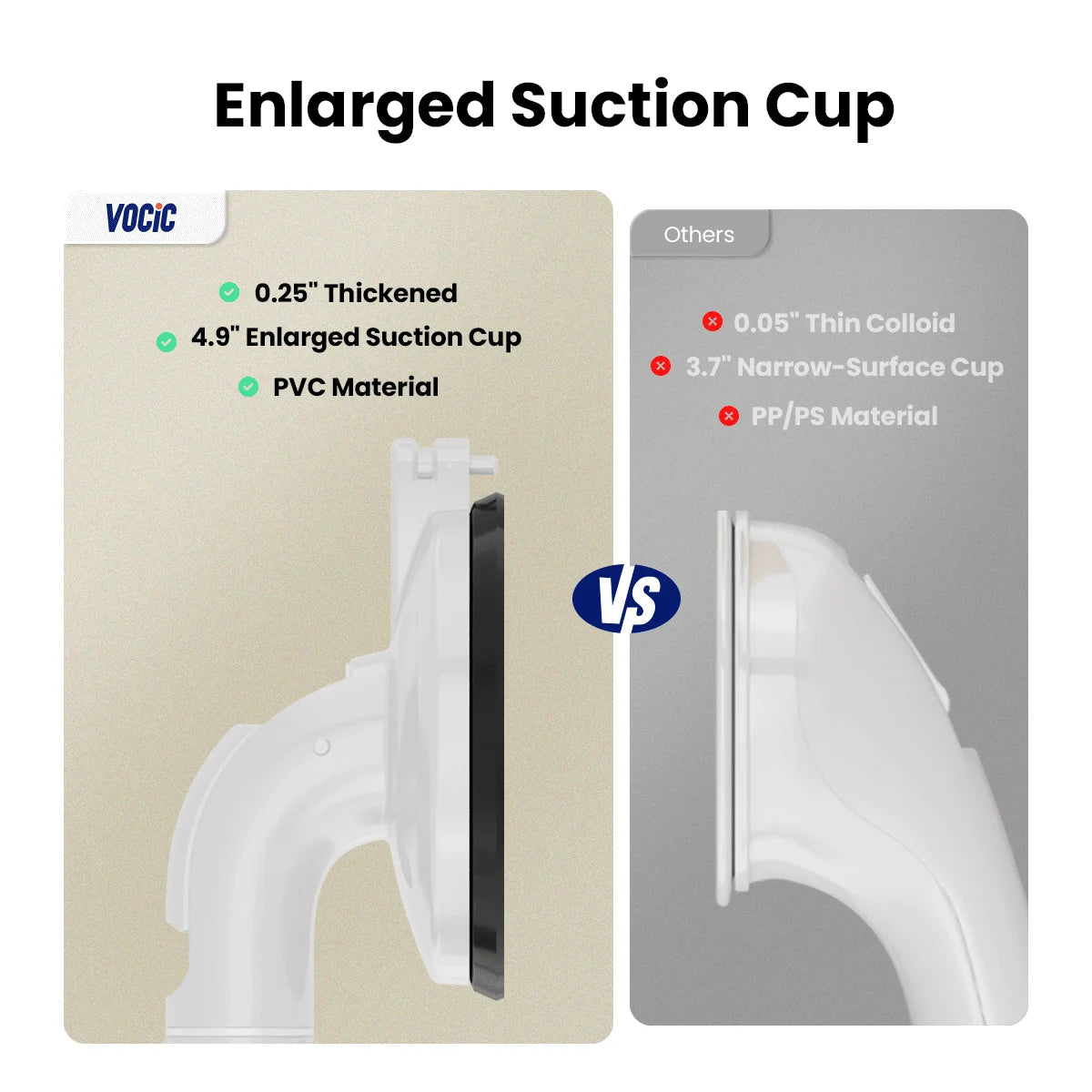 YF61 Heavy Duty Shower Grab Bar With Strong Suction Cups
