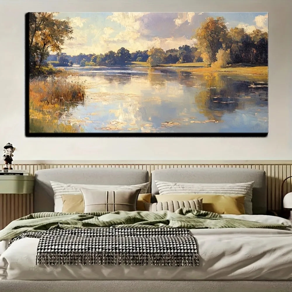 Natural Landscape Oil Painting Victorian Style Wall Decoration