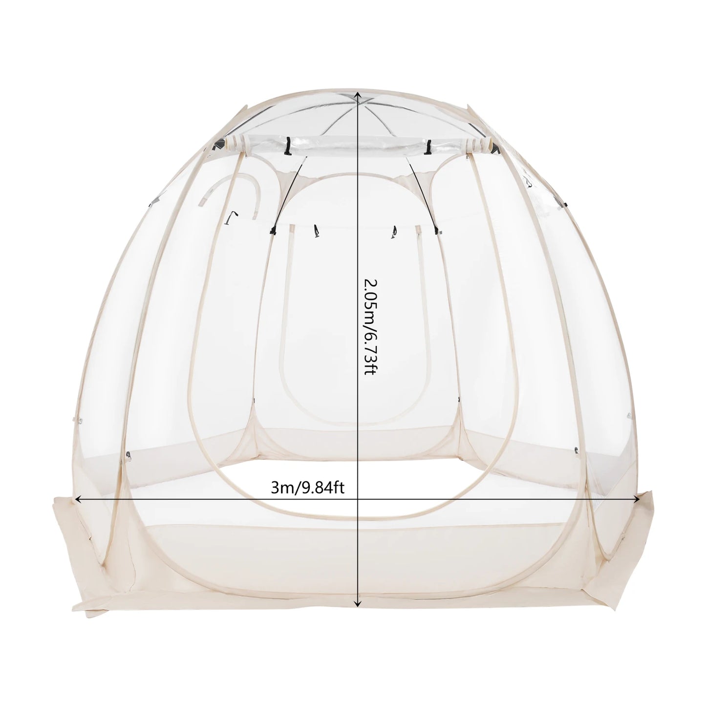 Clear Pop Up Bubble Tent For Garden And Courtyard Outdoor