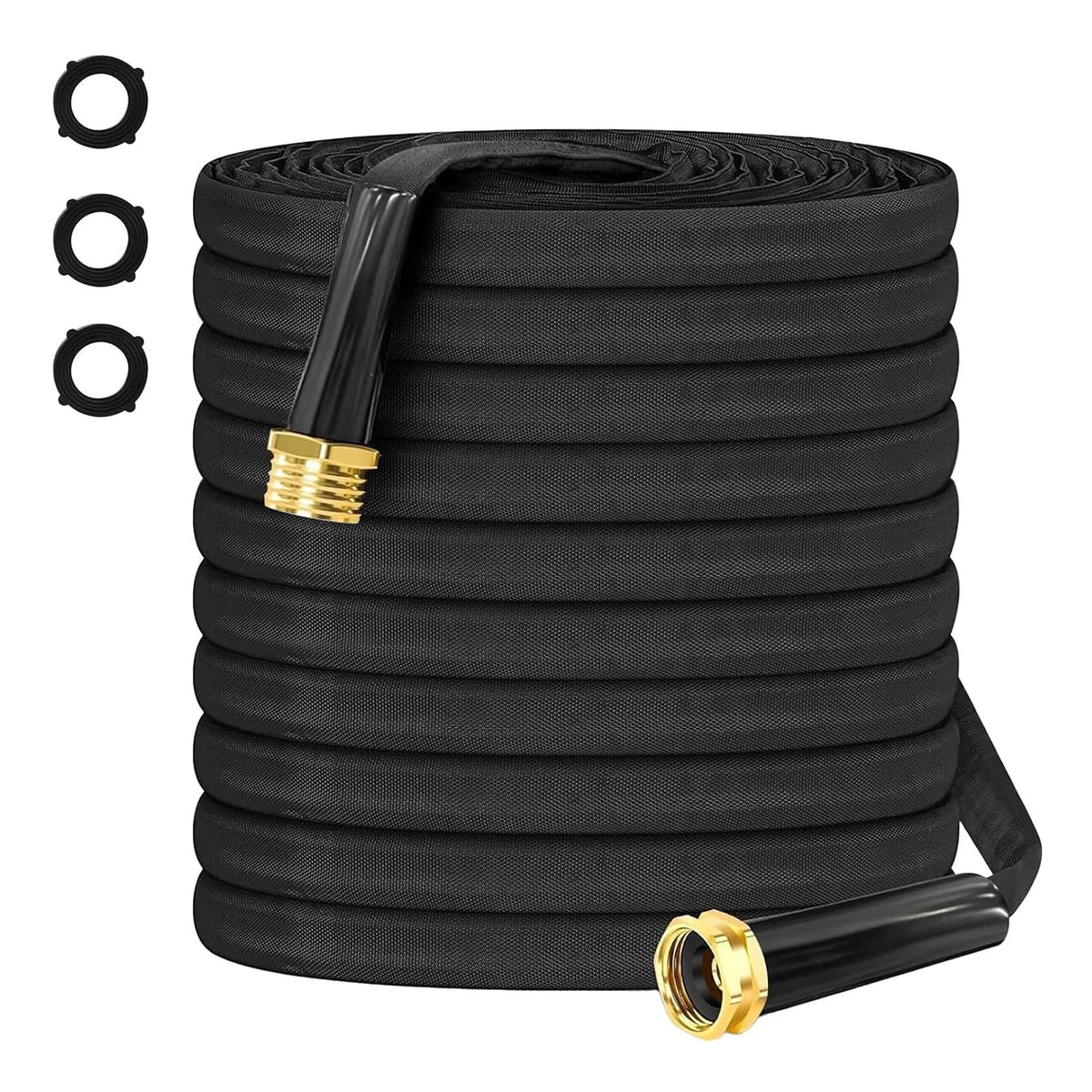 HiMiss Lightweight Fabric Covered Garden Hose For Outdoor Use
