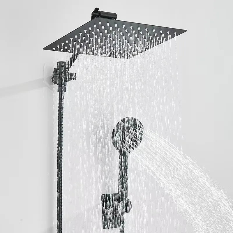 Wanmivezlo Wall Mounted Rain Shower Set With Handheld Sprayer