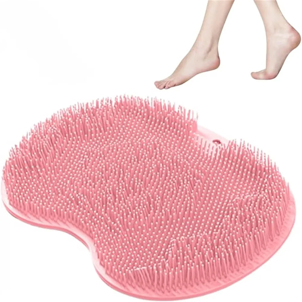 Silicone Shower Mat With Suction Cups For Foot Massage