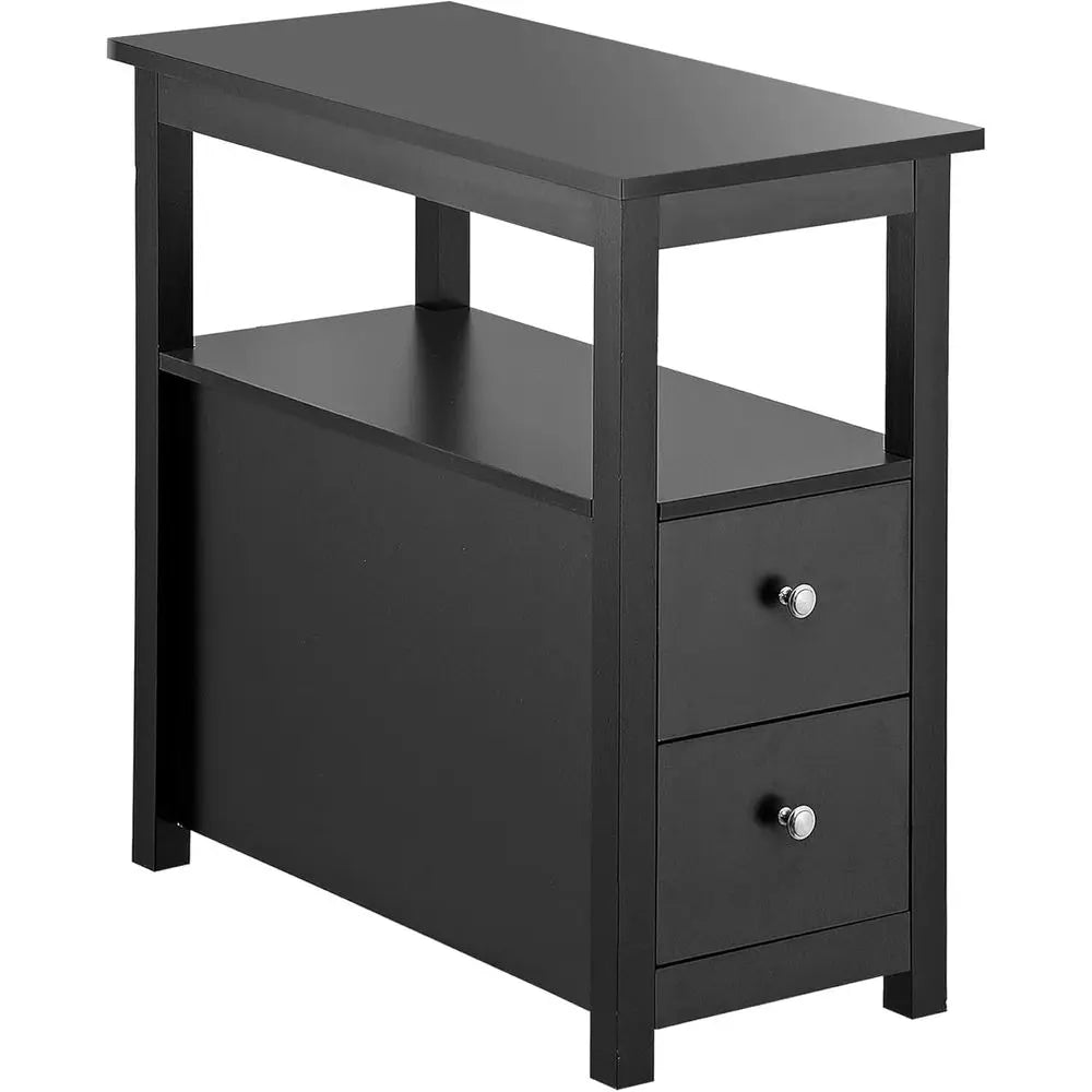 Multifunctional End Table With Storage For Living Room