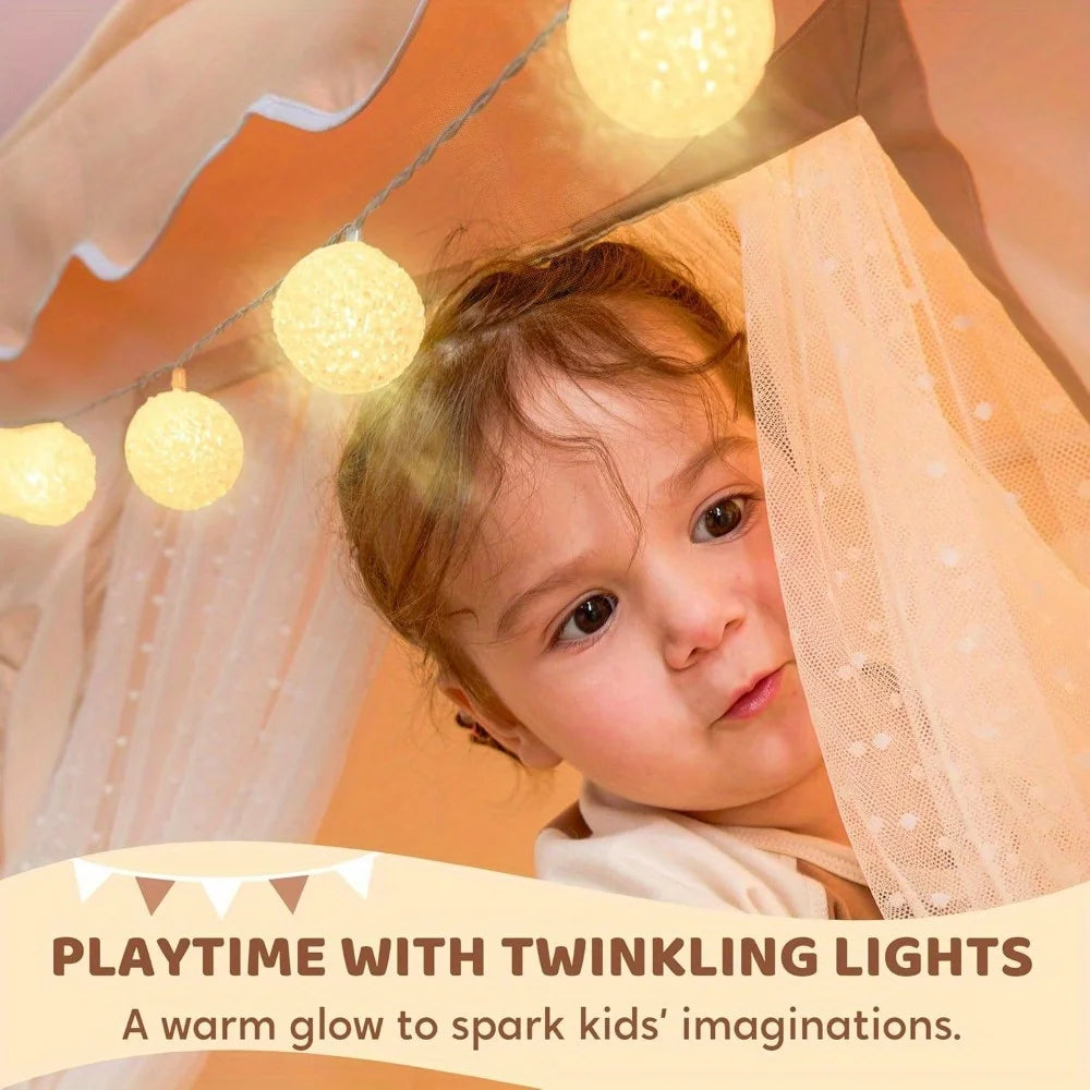 Joyfy Kids Play Tent With LED Light For Indoor Use