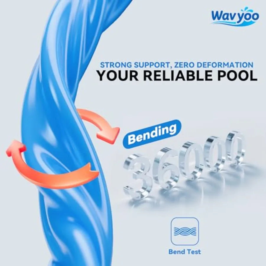 Inflatable Pool for Adults and Kids, Durable Blow Up Pool